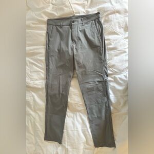 Lululemon Commission Slim-Fit Pant 33 waist 34 length - gray